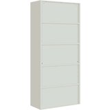 vidaXL Arhivska omara svetlo siva 90x40x240 cm jeklo | Shoptok.si