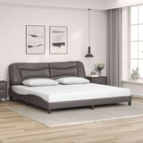  Okvir za krevet s uzglavljem sivi 200x200 cm od umjetne kože | shoptok.hr