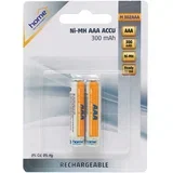 Baterija polnilna AAA, NiMh, 300mAh, blister 2 kosa - M 302AAA