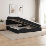  s madracem i skladištem Crna 200 x 200 cm Baršun | shoptok.hr