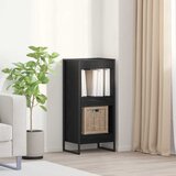 vidaXL Ormarić za knjige Crni hrast 80 x 30 x 155 cm Konstruirano drvo | shoptok.hr