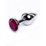 Argus anal butt plug metal silver m