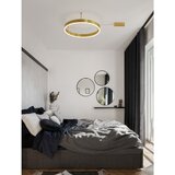 Nova Luce Medeninasta aluminijasta LED zatemnitvena stropna svetilka Motif – | Shoptok.si