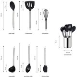 Echtwerk Set Kuhinjskih Pripomočkov Srebrna, 7-Delni | Shoptok.si