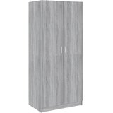 Furnova Garderobna omara siva sonoma 80x52x180 cm konstruiran les, (21930383) | Shoptok.si