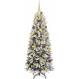  Umjetno božićno drvce Bijela 180 cm PVC, plastika, čelik i PE | shoptok.hr