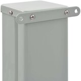 vidaXL Uvlačiva bočna tenda za terasu 60 x 300 cm siva | shoptok.hr