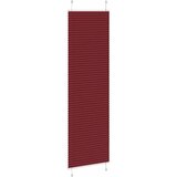  Plisirana zavjesa Bordo crvena 65x200 cm Širina tkanine 64,4 cm Poliester | shoptok.hr