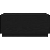  Klub stolić s LED svjetlima crni hrast 90x50x40 cm | Eponuda.com