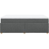  Krevet s oprugama i madracem tamnosivi 120 x 200 cm od tkanine | shoptok.hr