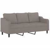  Trosjed od tkanine Smeđe-siva 180 cm | shoptok.hr