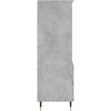  Visoka komoda boja betona 40 x 36 x 110 cm konstruirano drvo | Eponuda.ba
