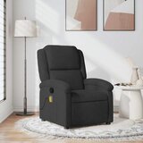  Masažni naslonjač crni baršunasti | shoptok.hr