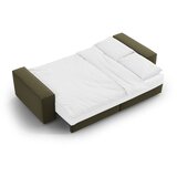 Micadoni Zelena raztegljiva sedežna garnitura iz tkanine bouclé 247 cm Jodie – Home | Shoptok.si