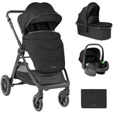 Kikka Boo kolica ava 3in1 set sa i-size auto sedištem i tvrdom korpom black Cene