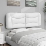  Jastuk za uzglavlje Hvar bijeli 120 cm od umjetne kože | shoptok.hr