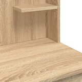  Toaletni stolić s LED svjetlima boja hrasta sonome 96x40x142 cm | shoptok.hr