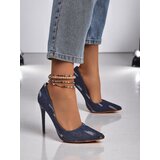 Resti Royal Fashion Women's Denim Chic Stiletto Pumps Cijene
