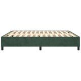  Za krevet s oprugama tamnozeleni 200x200 cm baršunasti | shoptok.hr