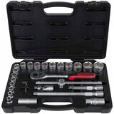 Ks Tools 418245 CLASSIC 28 Piece Ratchet Spanner and Socket Set 1/2" 917.0728, (21070972) | Shoptok.si