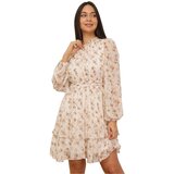 La Modeuse Kratke obleke 77544_P183806 Bež Cene