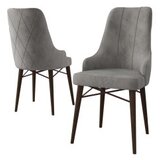 Hanah home set stolica Neta, 46x95x42 cm, 6 dijelova, sivo-smeđa | Eponuda.ba