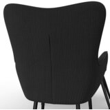Bessagi Home Počivalnik Aurora, Črna, S Taburejem | Shoptok.si