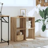  Regal za knjige boja artisian hrast 68,5x32x68,5 cm drveni | shoptok.hr