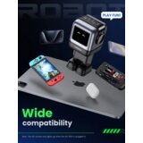 Ugreen Nexode Robot GaN 65W Polnilnik - Siva | Shoptok.si