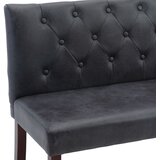  Klupa od umjetne brušene kože 120 cm siva | shoptok.hr