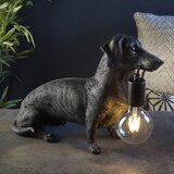  Endon 101188 - Stona lampa DACHSHUND 1xE27/10W/230V crna | Eponuda.com