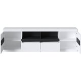 Mömax Tv-element Turino, Bela/grafit | Shoptok.si