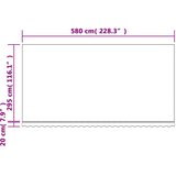  Zamjenska tkanina za tendu crveno-bijela prugasta 6 x 3 m | shoptok.hr