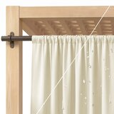 Restilo MOLTE curtain, cream-coloured, plain, classic style, multi-purpose heading tape, Oxford fabric, 155 x 220 cm | shoptok.hr