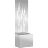 Privatnost u vrtu Rezbarija Srebrno 50 x 150 cm Pocinčani čelik | shoptok.hr