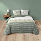 Douceur d intérieur Bela/zelena bombažna posteljnina za zakonsko posteljo/podaljšana 240x220 cm Poetine – | Shoptok.si