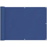  Balcony ekran Plava 75 x 200 cm PU prekriveni oksford alu | shoptok.hr