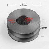 INORCO Polea de correa trapezoidal tipo A Polea de doble ranura Material de la polea Hierro fundido Diametro 50mm-100 Accesorios de herramientas elctricas, (21981750) | Shoptok.si