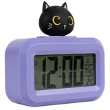 Sat Budilnik Cats Digitalni Crni XL2835
