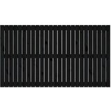  Stensko posteljno vzglavje črno 159,5x3x90 cm trdna borovina, (20735412) | Shoptok.si