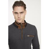 Dewberry 1039 MEN'S SWEATSHIRT-PATTERNED ANTHRACITE | shoptok.hr