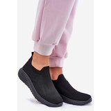 Boto Slip On Fabric Sports Shoes Women Black Minstina | Shoptok.si