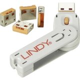 Lindy brava USB priključka (4 komada) s ključem: Šifra ORANGE USB-portblocker narančasta USB-Lock + Key | Eponuda.ba