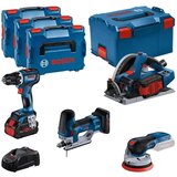 Bosch Set 4 akumulatorska alata 18V, bušilica, testera za uranjanje, ubodna testera, ekscentar brusilica, 0615990N36 | ePonuda.com