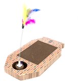 TIAKI grebalica Fisch, sa stazom za kuglicu - D 45 x Š 25 x V 4 cm | shoptok.hr