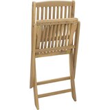  Sklopive vrtne stolice 4 kom 44x50x88 cm masivno drvo bagrema | shoptok.hr