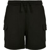 Urban Classics Kids Boys' Organic Cargo Sweat Shorts - Black Cene
