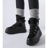 Gemre Cervantes black ankle boots with chunky sole | Shoptok.si