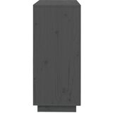  Komoda siva 74 x 35 x 80 cm od masivne borovine | shoptok.hr