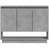  Komoda siva boja betona 97x31x75 cm od konstruiranog drva | Eponuda.ba